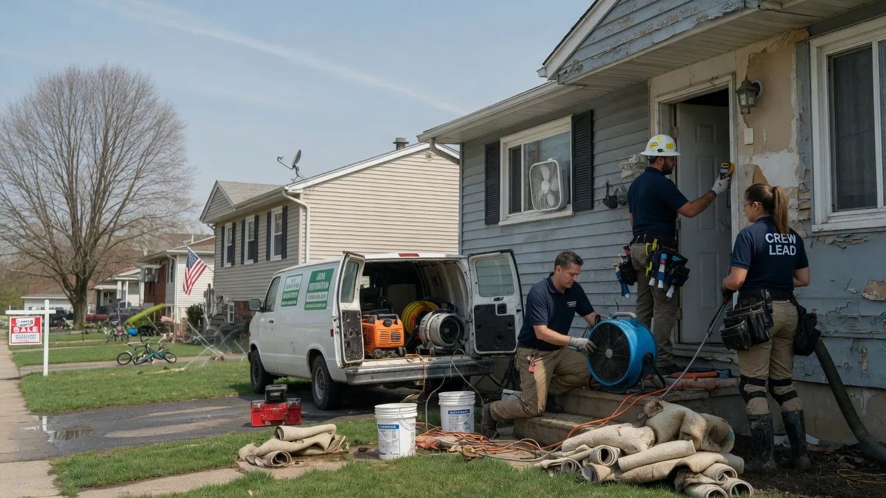 Flood Cleanup in Cooksville, MD near me